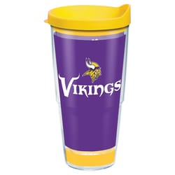 Tervis NFL 24 oz Minnesota Vikings Multicolored BPA Free Tumbler with Lid