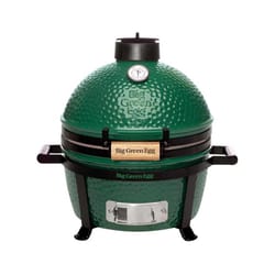 Big Green Egg 13 in. MiniMax Charcoal Kamado Grill and Smoker Green