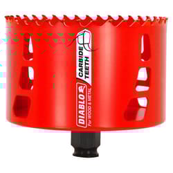 Diablo Snap-Lock Plus 4-1/8 in. Carbide Tipped 2-3/8 in. L Hole Saw