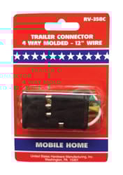 US Hardware 4 Way Car End Connector