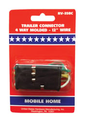 US Hardware 4 Way Car End Connector