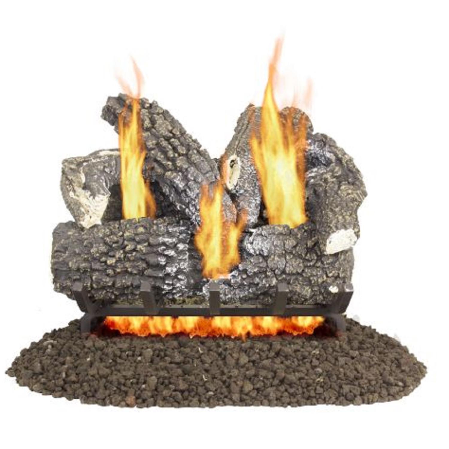 GHP Pleasant Hearth Fireplace Log Set