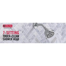 Delta Chrome Chrome 7 settings Showerhead 1.75 gpm