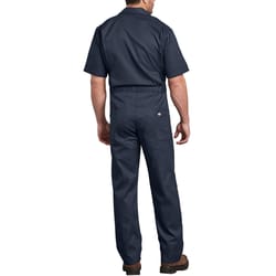 Dickies Men's Cotton/Polyester Coveralls Navy XL Short 1 pk
