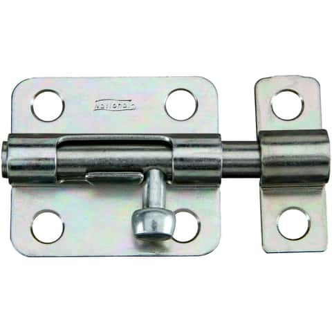 National Hardware Zinc-Plated Silver Steel Window Bolt 2 in. L 1 pk