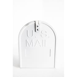 Bayshore RetroFit Aluminum White 6-1/4 in. W X 2-1/2 in. L Replacement Mailbox Lid