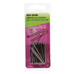 Hillman 16 Ga. X 1 in. L Bright Steel Brad Nails 1 pk 2 oz Hillman 16 Ga. X 1 in. L Bright Steel Brad Nails 1 pk 2 oz