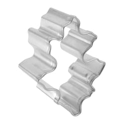 R&M International Corp International Corp 1 in. W X 2 in. L Mini Oak Leaf Cookie Cutter Silver 1 pc