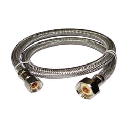 Plumb Pak EZ 3/8 in. Compression X 1/2 in. D FIP 36 in. Stainless Steel Faucet Supply Line