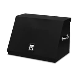 Montezuma 19.57 in. Triangle Tool Box Black