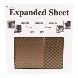 Boltmaster 24 in. 24 in. Uncoated Steel Expanded Sheet Boltmaster 24 in. 24 in. Uncoated Steel Expanded Sheet