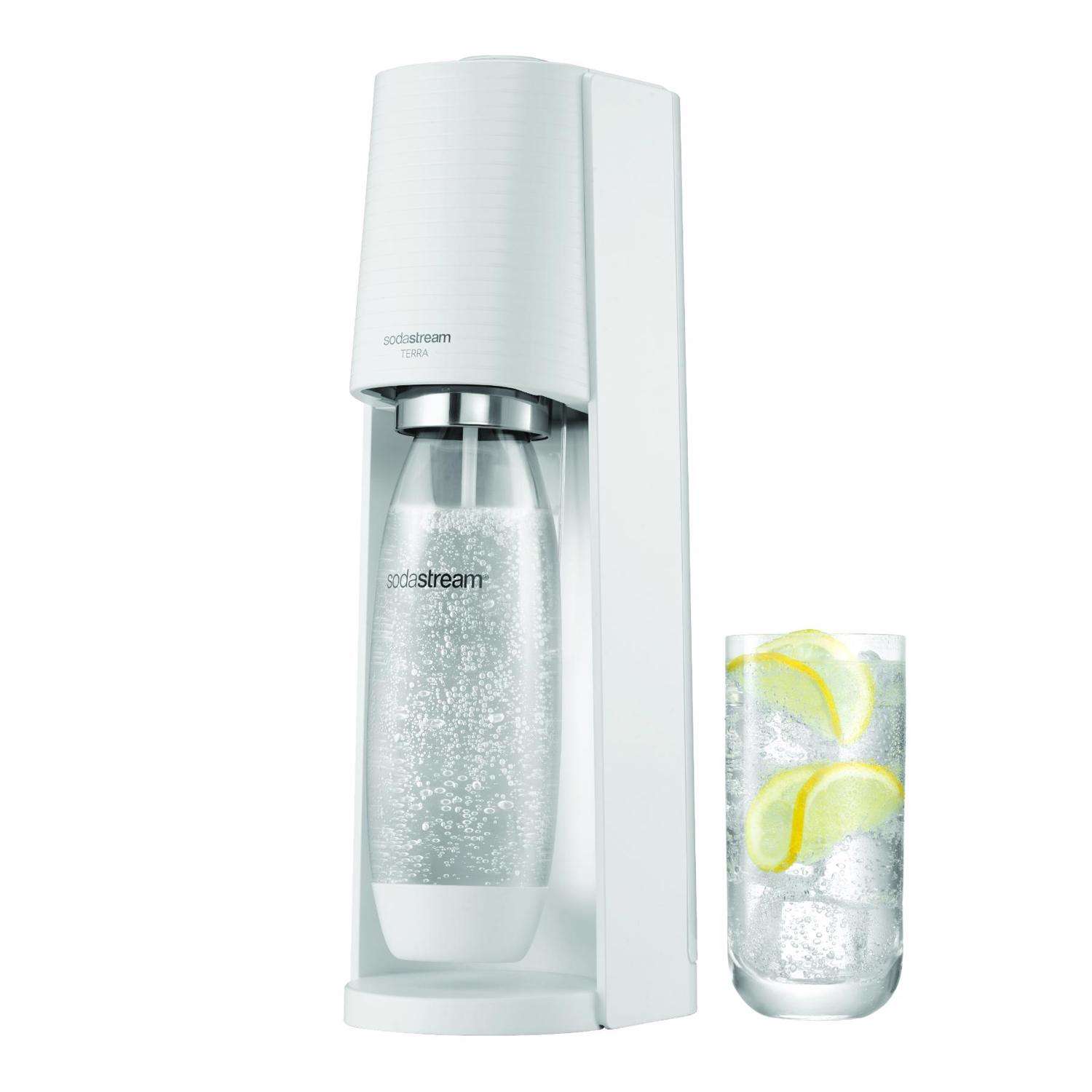 SodaStream Terra Machine Starter Kit White 1 L Soda Maker Ace Hardware