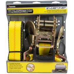 Keeper 2 in. W X 10 ft. L Yellow Tie Down Strap 2000 lb 1 pk