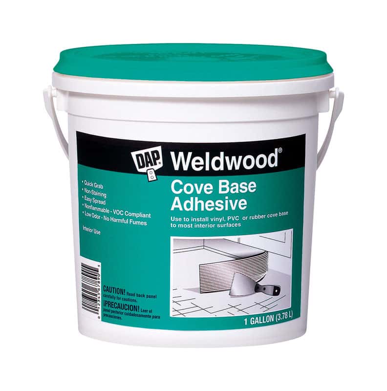 DAP Weldwood High Strength Synthetic Acrylic Latex Cove Base Adhesive 1
