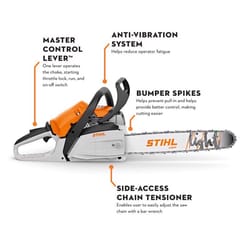 STIHL MS 162 16 in. Light 01 Bar Gas Chainsaw Picco Micro Mini 3 PMM3 3/8 in.