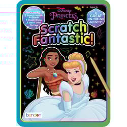 Bendon Disney Princess Scratch Fantastic Activity Book Multicolored 7 pc