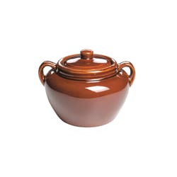 Fox Run 9.5 in. W X 6.75 in. L Bean Pot Brown 1 pc