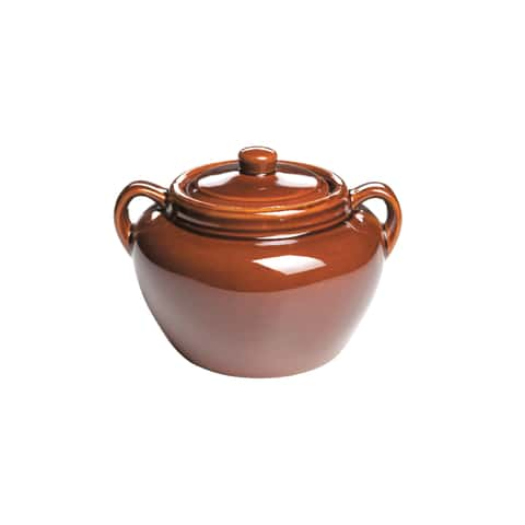 Fox Run 9.5 in. W X 6.75 in. L Bean Pot Brown 1 pc - Ace Hardware