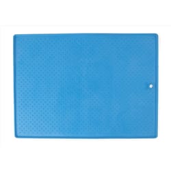 Dexas Blue Rubber Pet Bowl Mat For Cats/Dogs