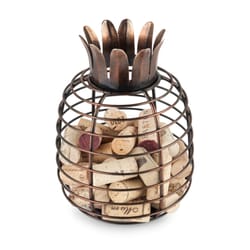 True Juicy Pineapple Brown Metal Cork Holder