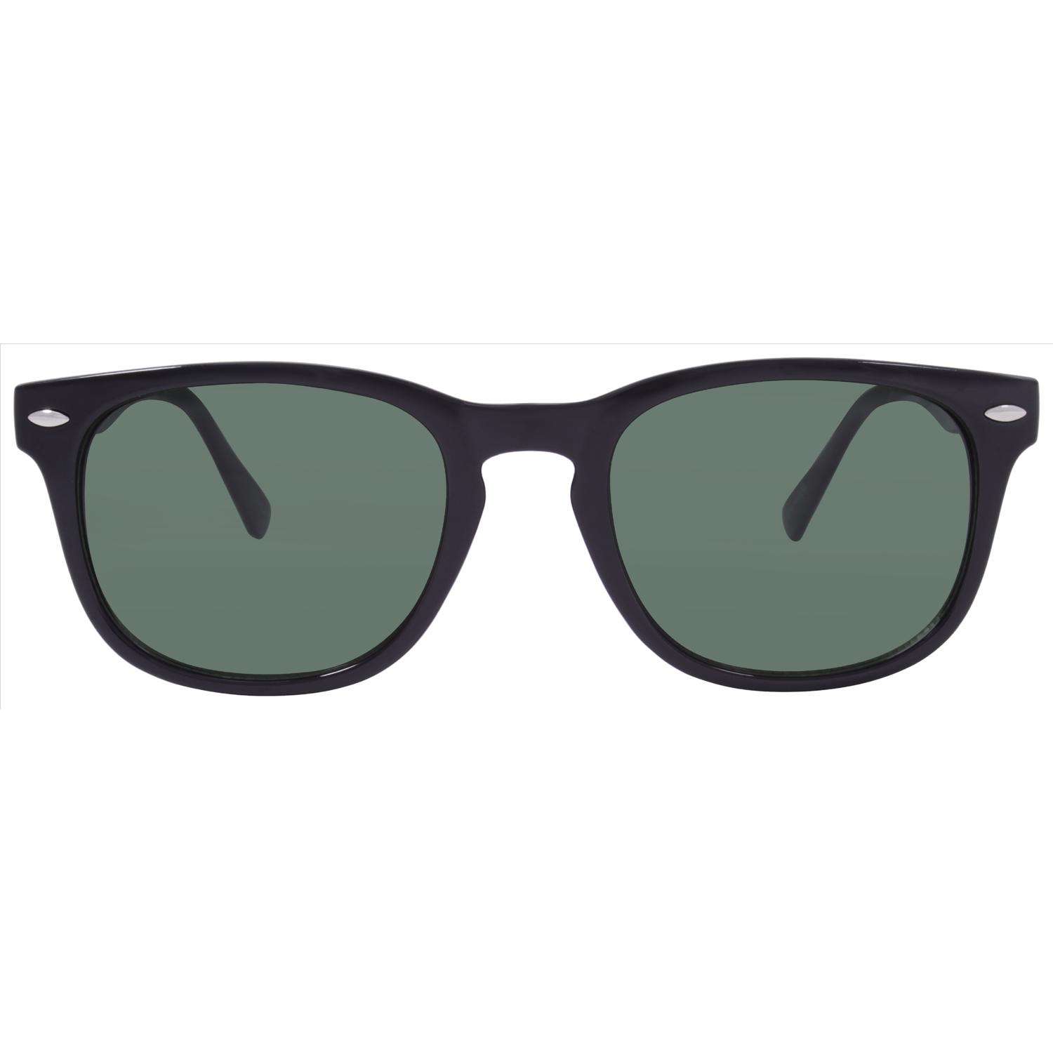 Crusheyes Gloss Black/Green Sunglasses - Ace Hardware