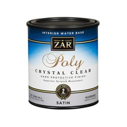 ZAR Aqua Satin Clear Water-Based Polyurethane 1 qt