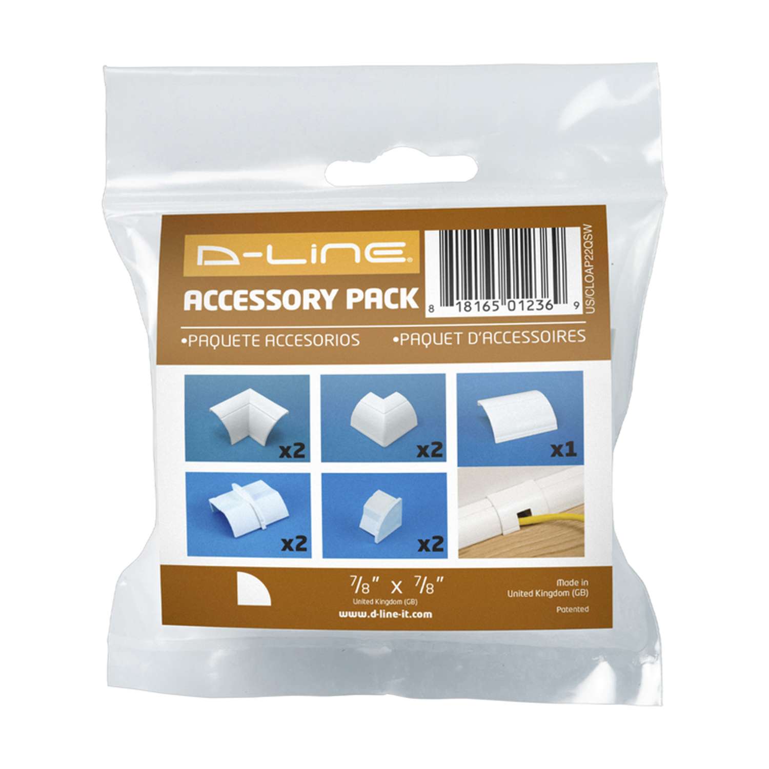 DLine White Plastic Raceway Coupling Kit Ace Hardware