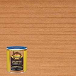 Cabot Australian Timber Oil Low VOC Transparent Amberwood Oil-Based Australian Timber Oil 1 qt