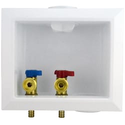 Apollo 1/2 in. D Washing Machine PEX Barb Washing Machine Outlet Box