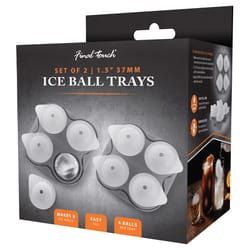 Final Touch Gray Plastic Ice Tray