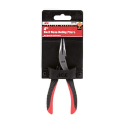 Ace 4 in. Alloy Steel Bent Nose Pliers