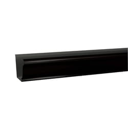 Amerimax 3.25 in. H X 5 in. W X 120 in. L Black Aluminum K Gutter