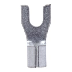 Jandorf 12-10 Ga. Uninsulated Wire Terminal Spade Silver 5 pk