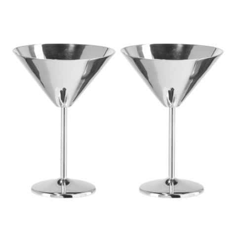 Stainless Steel Martini Glass - 7 oz