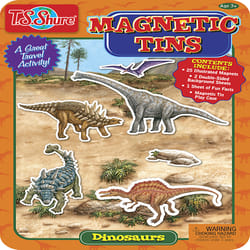 T.S. Shure Dinosaurs Magnetic Tin Playset Multicolor