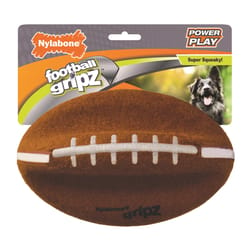 Nylabone Power Play Brown/White Football Dog Toy Large 1 pk