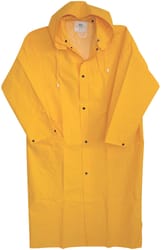 Boss Yellow PVC-Coated Rayon Rain Jacket S