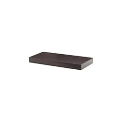 Dolle Big Boy 2 in. H X 22.4 in. W X 9.8 in. D Espresso Particle Board Floating Shelf