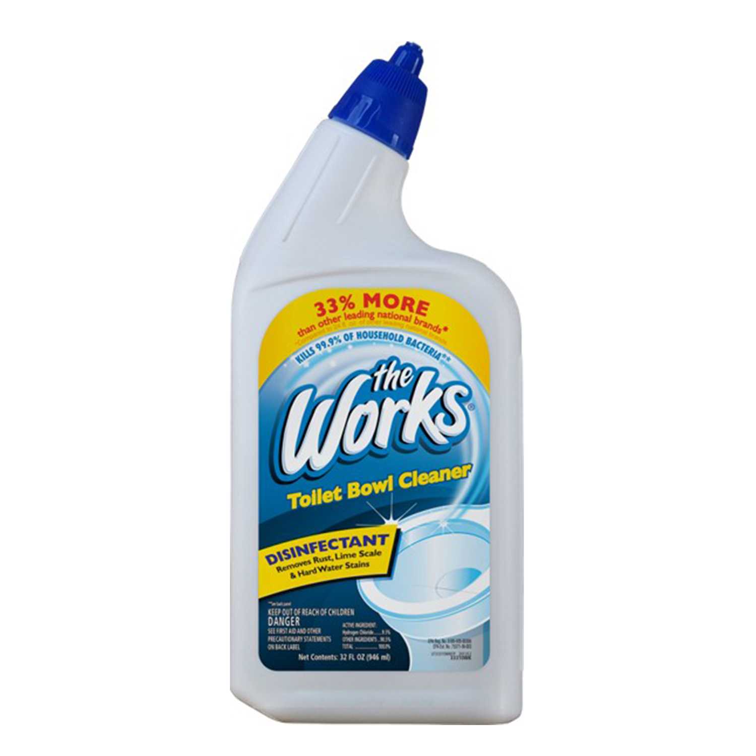 The Works No Scent Toilet Bowl Cleaner 32 oz. Liquid Ace Hardware