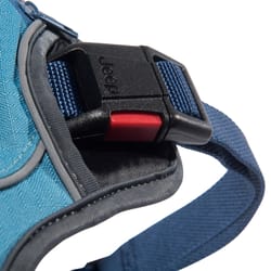 Jeep Off-Road Hydro Blue Fabric Dog Harness Medium