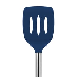Tovolo Deep Indigo Silicone/Stainless Steel Slotted Turner