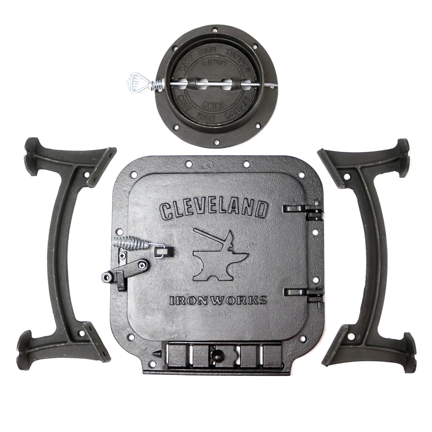 Cleveland Iron Works Cast Iron Camp Stove Kit Sansujyuku sansujyuku.com