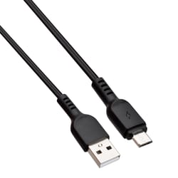 Monster Just Hook It Up USB A to Micro USB Charge and Sync Cable 10 ft. Black