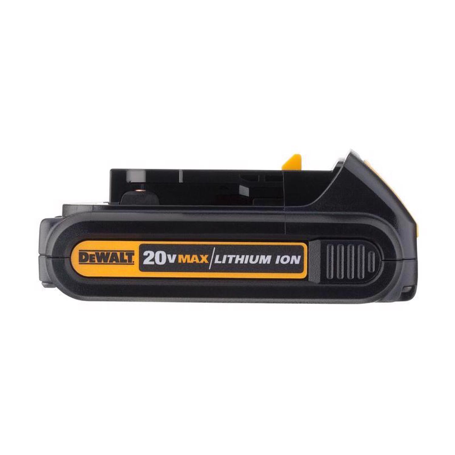 Photos - Power Tool Battery DeWALT 20V MAX DCB201 1.5 Ah Lithium-Ion Compact Battery 1 pc 