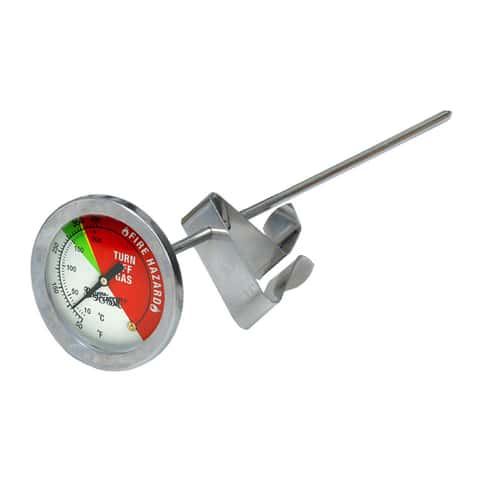 Food Frying With Clip Stainless Steel Deep Fryer Oil Temperature Gauge  Replace
