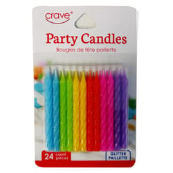 Crave Assorted Glitter Birthday Candles
