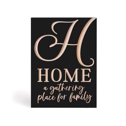 P Graham Dunn 7 in. H X 2 in. W X 6 in. L Black MDF Word Block