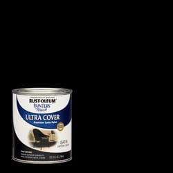 Rust-Oleum Ultra Cover Satin Canyon Black Paint Exterior and Interior 1 qt