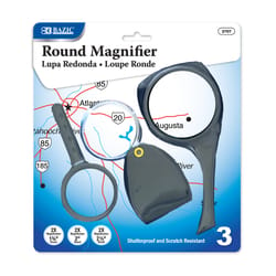 Bazic Products Round 2 Times Magnifier