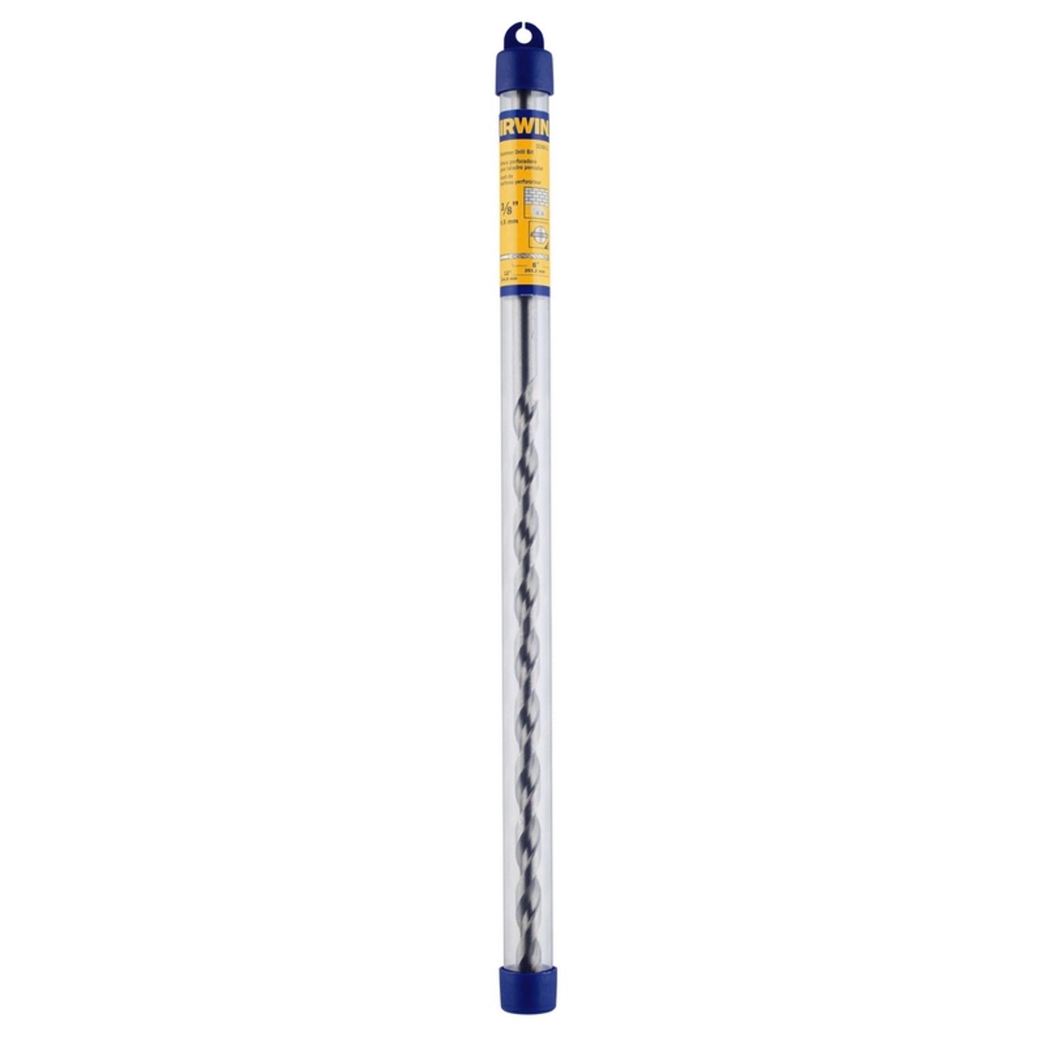Irwin 3/8 in. X 12 in. L High Speed Steel Masonry Drill Bit Set Straight Shank 1 pc